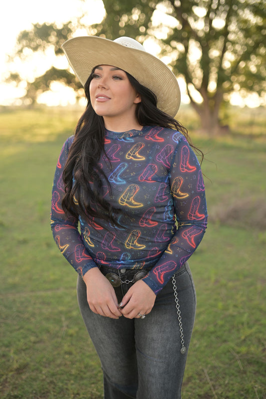 IS HH1221 NEON BOOT(7) 16.75/ 117.25