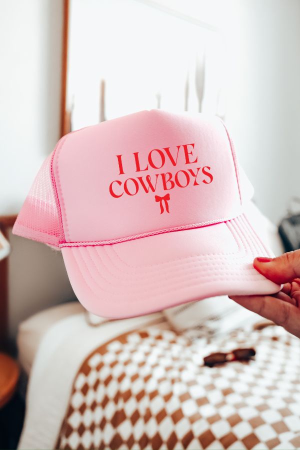 HH5401 I LOVE COWBOYS PINK