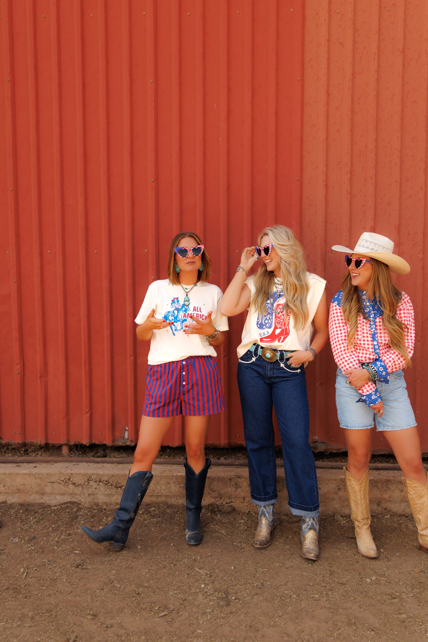 HH98 RED, BLUE STRIPE