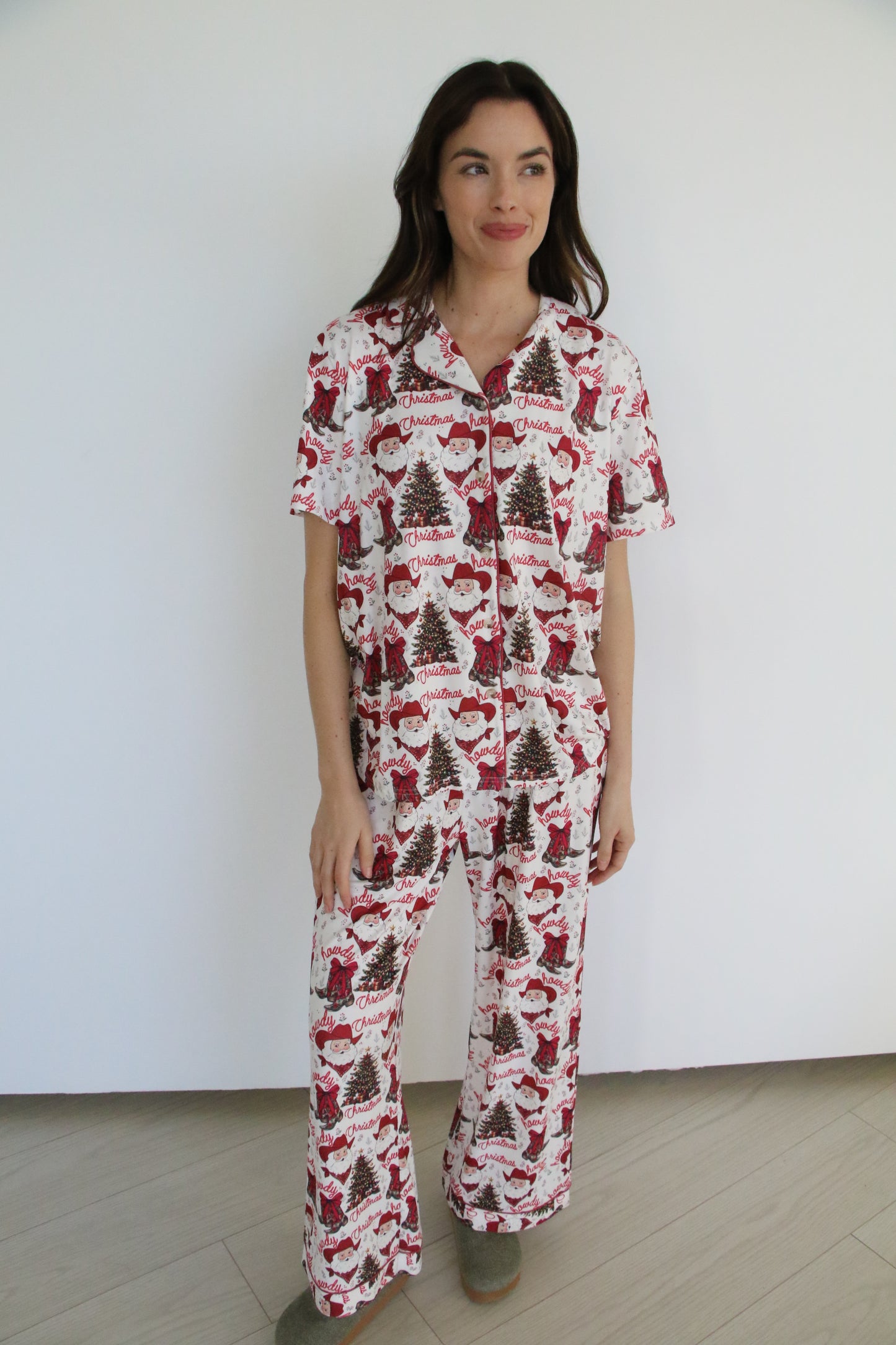 HH2308 BANDANA COWBOY SANTA PAJAMA