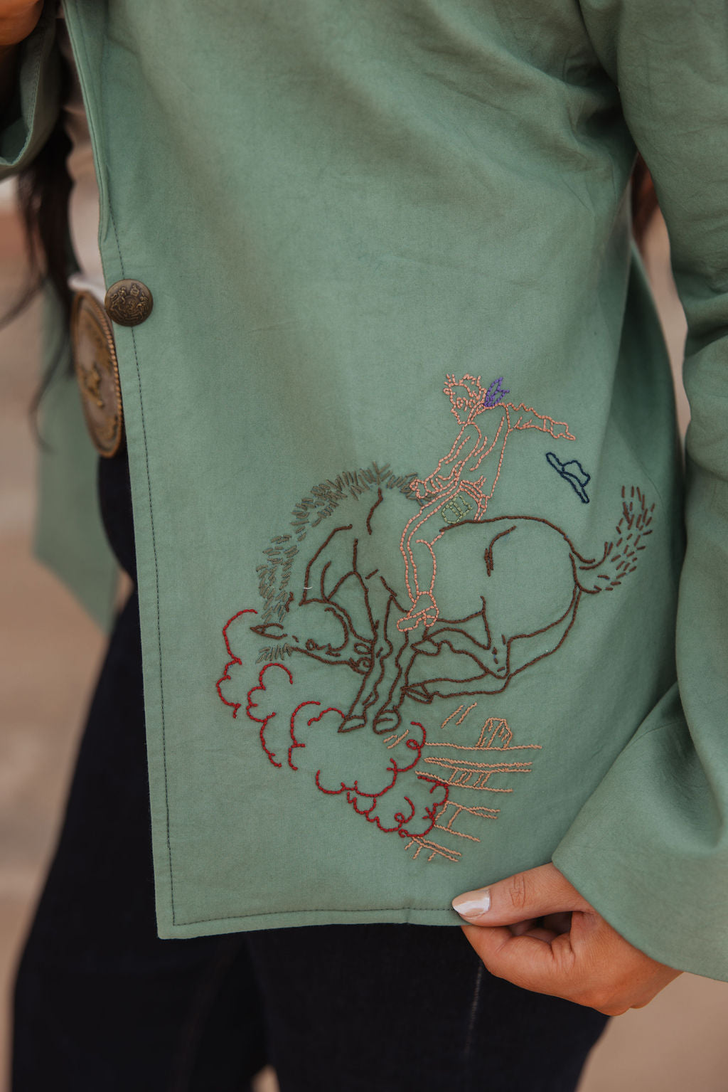 Jacket, Floral Bucking Horse HH4002 (Pack OF 7)