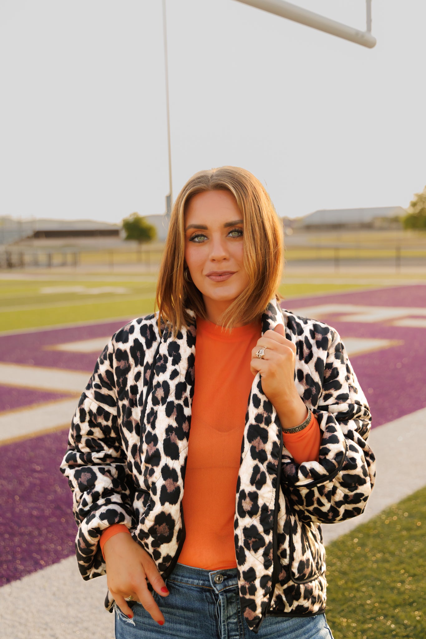 Jacket, Leopard Puffer HH1070(Pack OF 7)