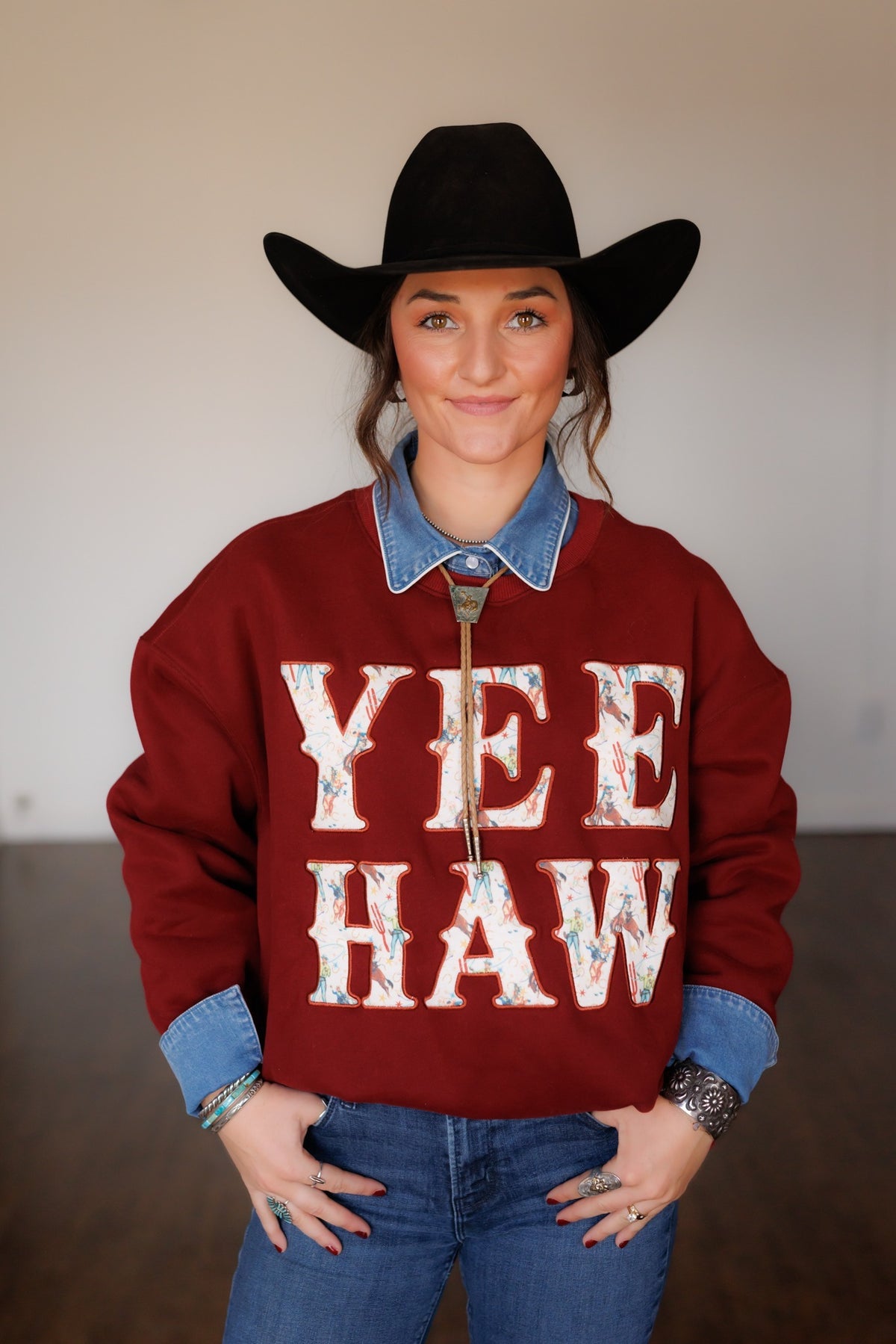 Sweatshirt, Yeehaw Quilted HH1031 (PACK OF 7)