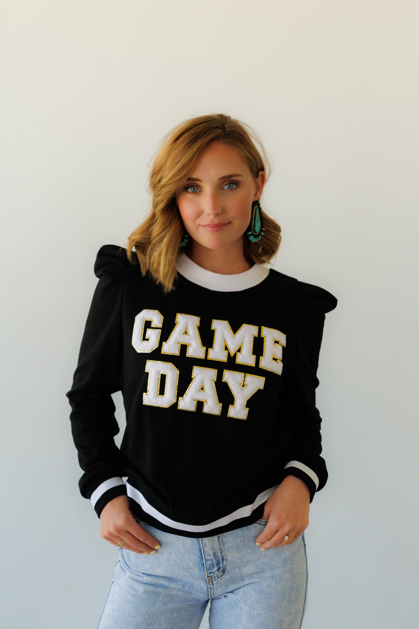 Sweatshirt, Game Day Puff Sleeve HH1044(Pack of 7)