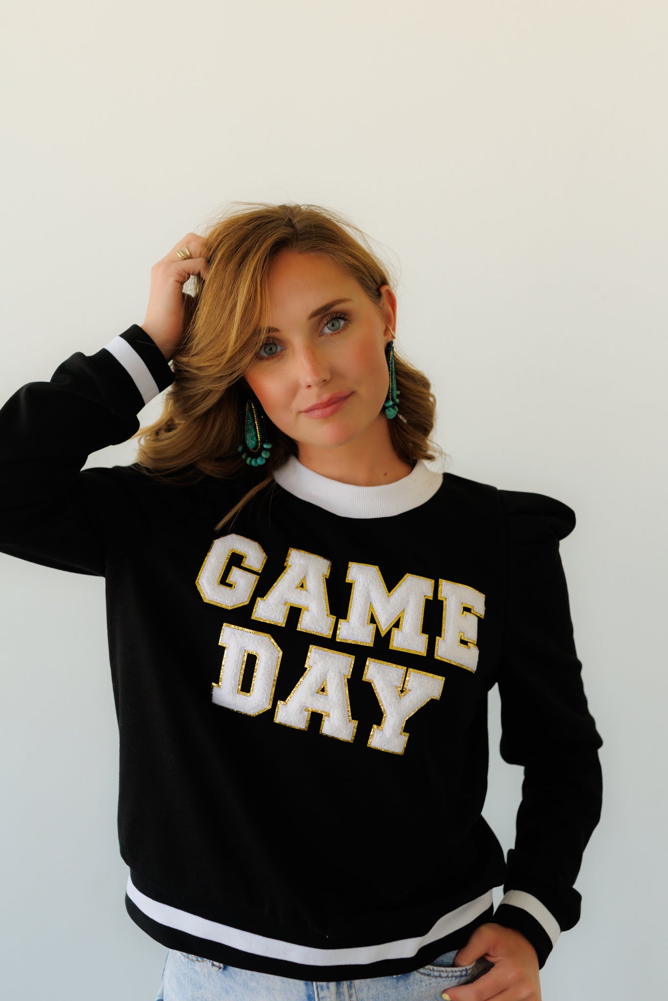 Sweatshirt, Game Day Puff Sleeve HH1044(Pack of 7)