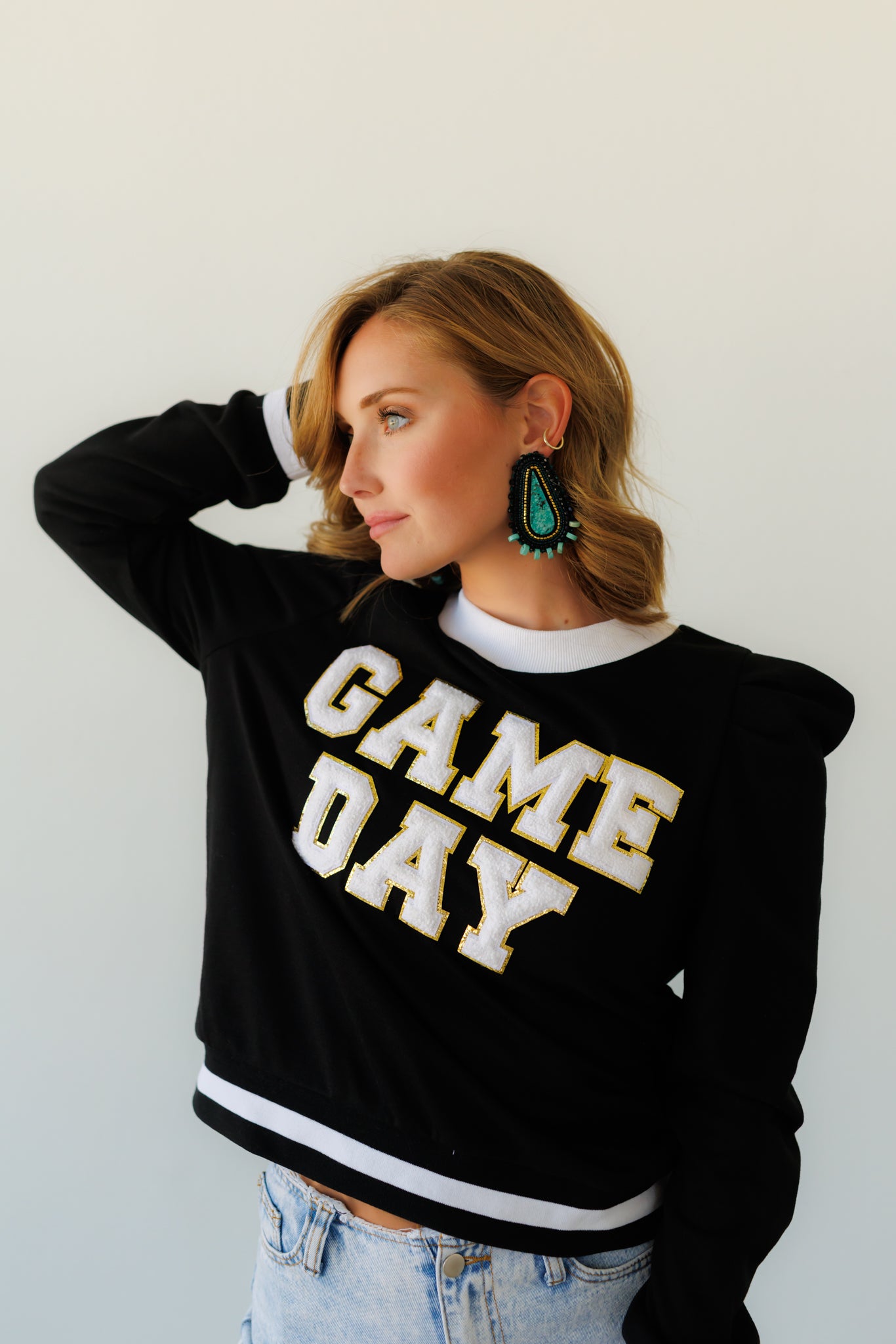 Sweatshirt, Game Day Puff Sleeve HH1044(Pack of 7)