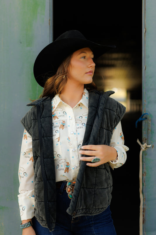 Vest, Black HH1169 (Pack OF 7)