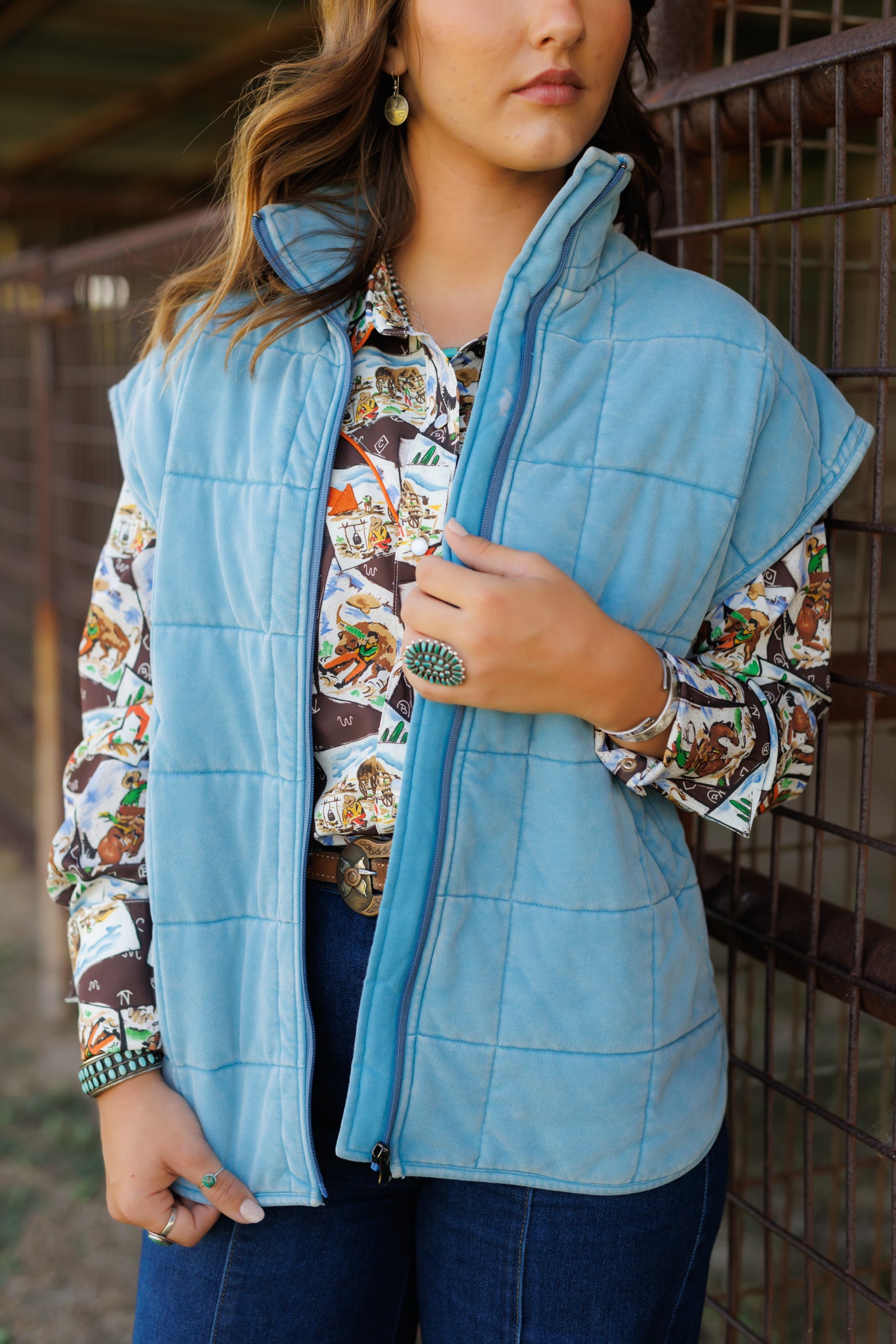 Vest, Chambray HH1169 (Pack OF 7)