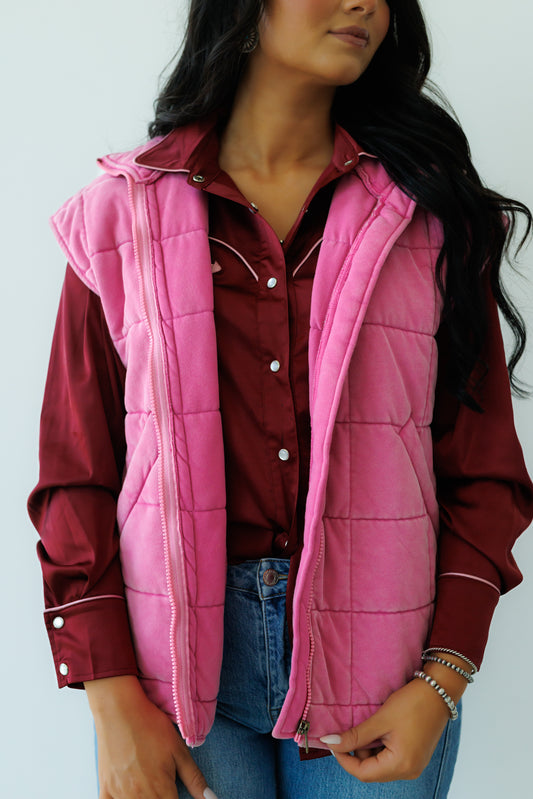 Vest, Hot Pink HH1169(Pack OF 7)