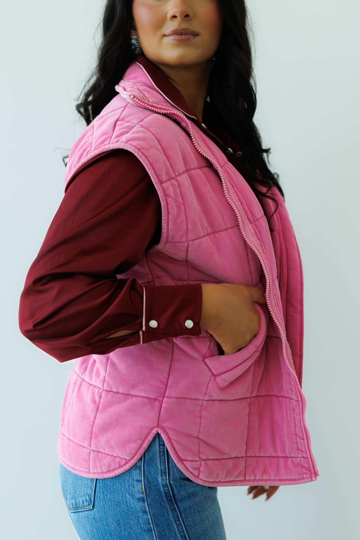 Vest, Hot Pink HH1169(Pack OF 7)