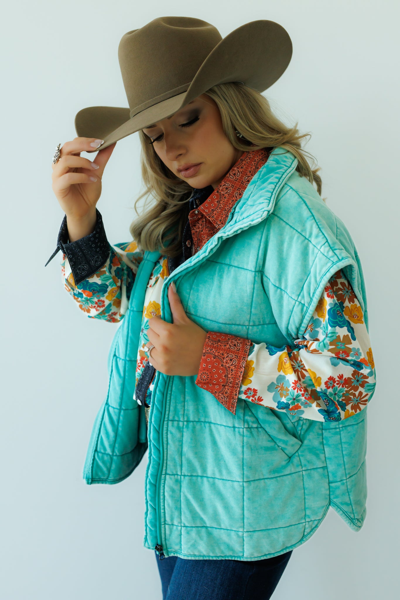 Vest, Teal HH1169 (Pack OF 7)