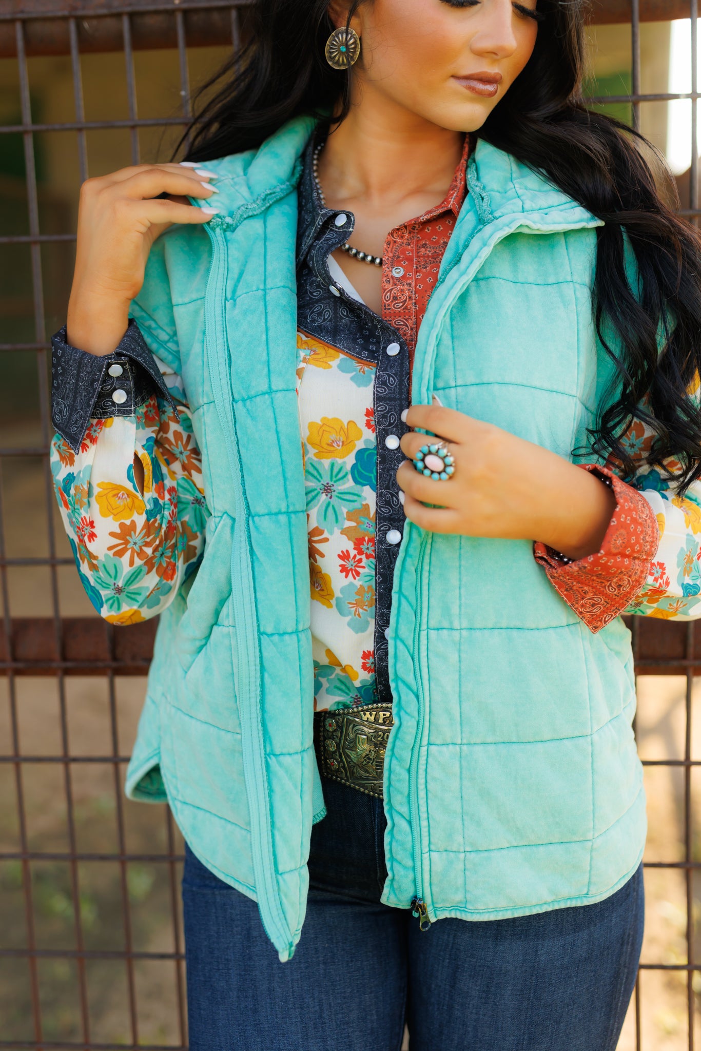 Vest, Teal HH1169 (Pack OF 7)