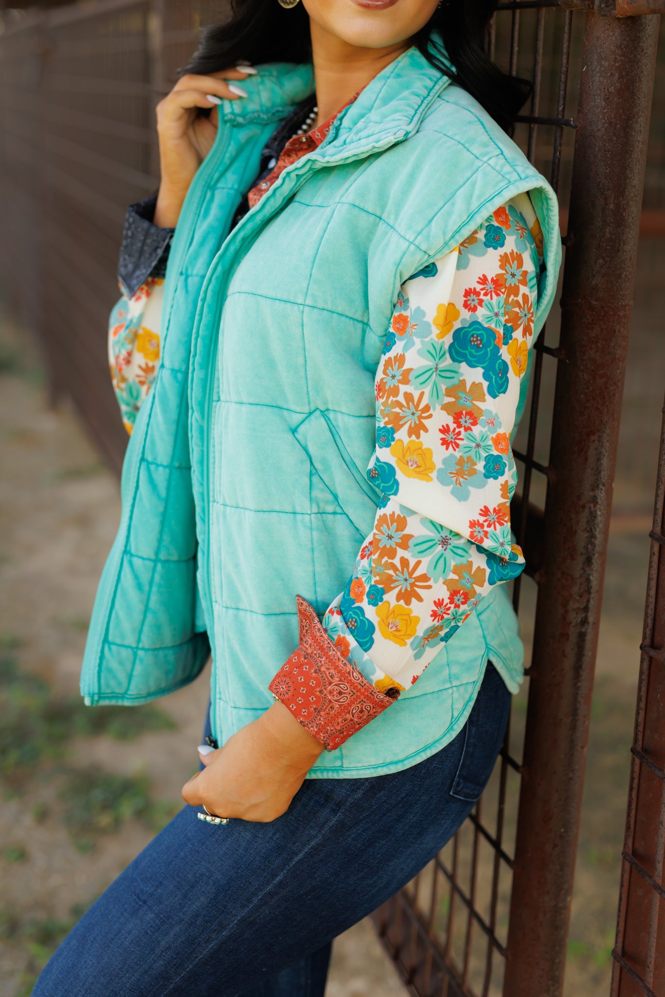 Vest, Teal HH1169 (Pack OF 7)