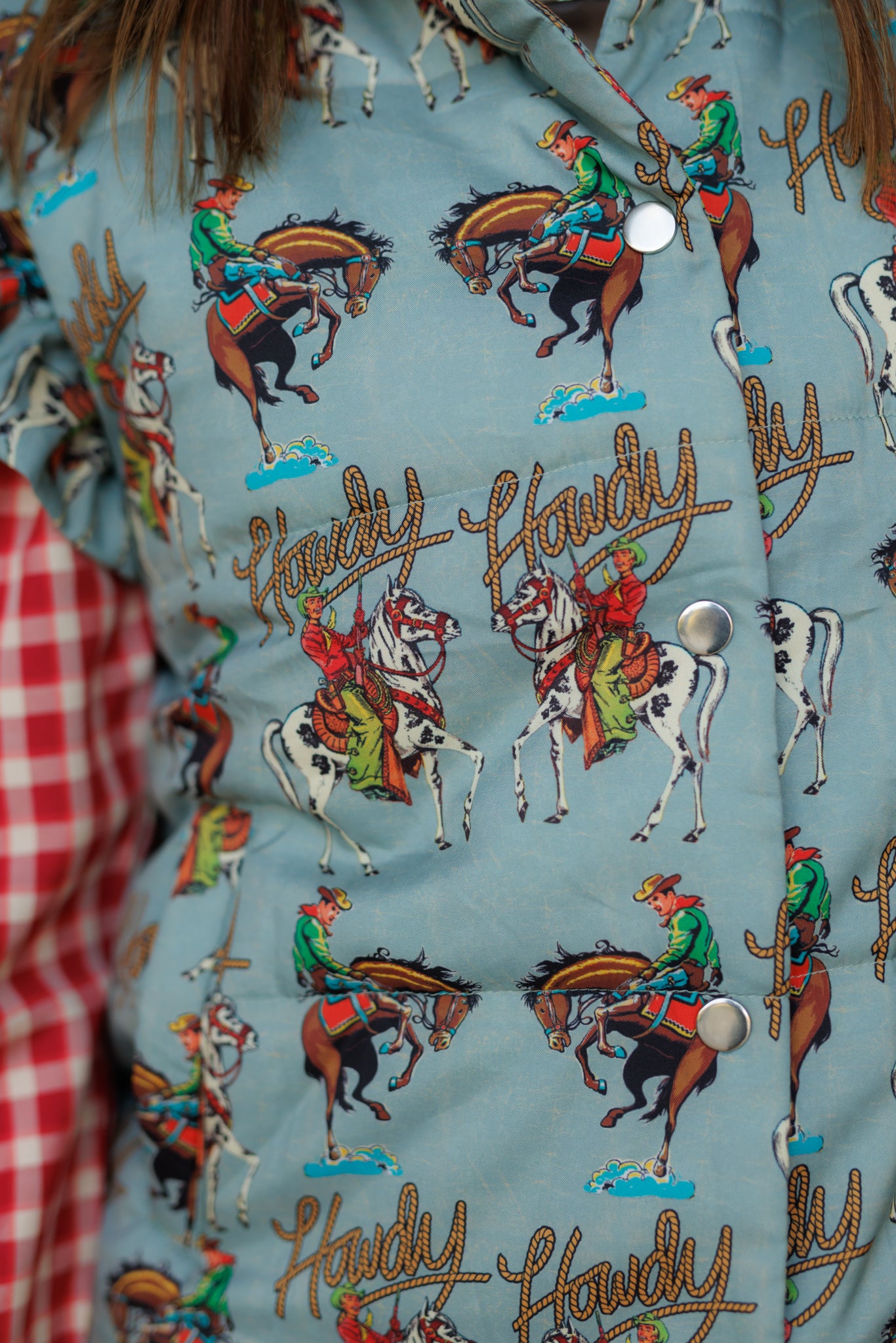 Vest,  HH1171 Howdy Turquoise (Pack OF 7)