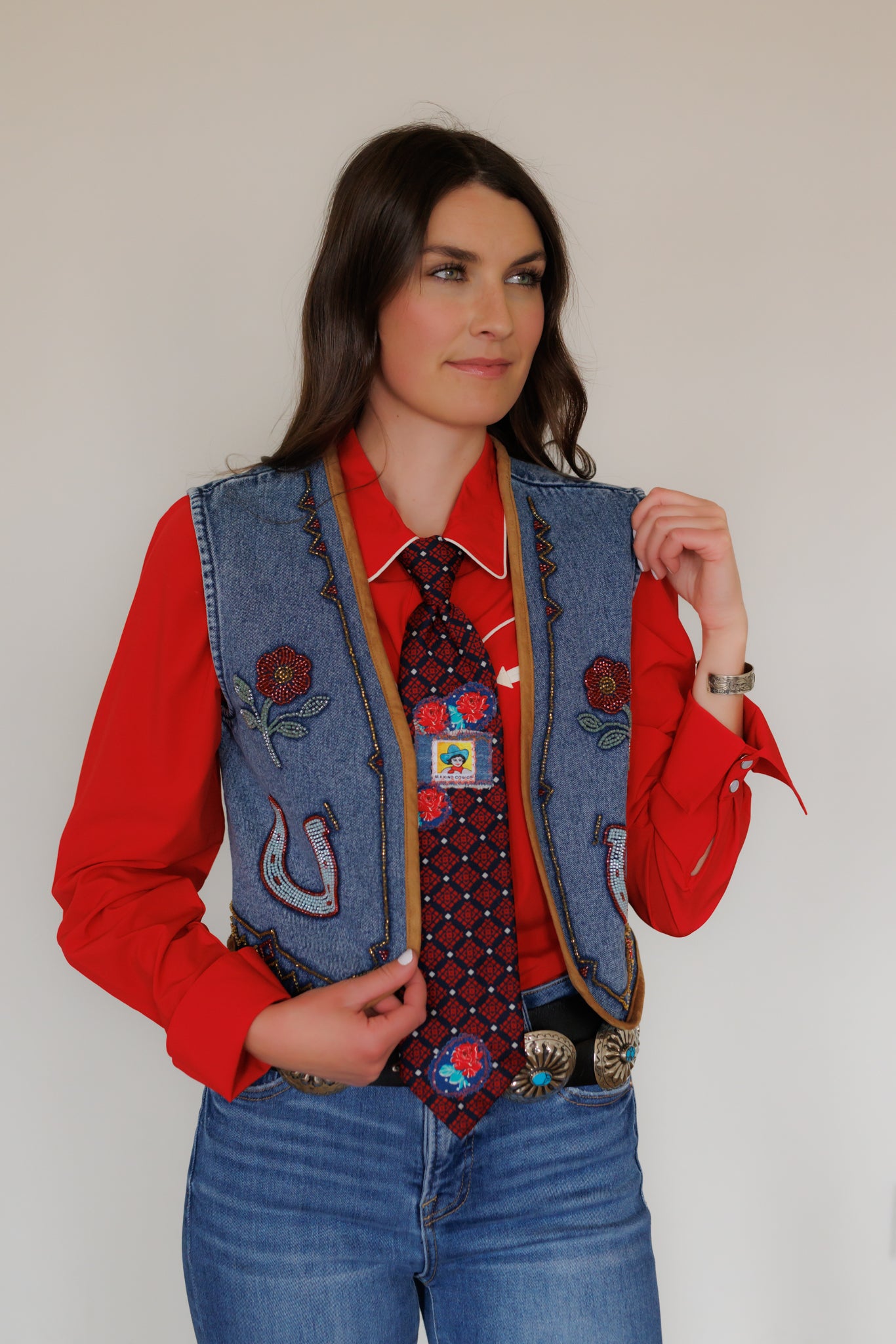 Vest, Beaded Horseshoe Vest Pack HH1175
