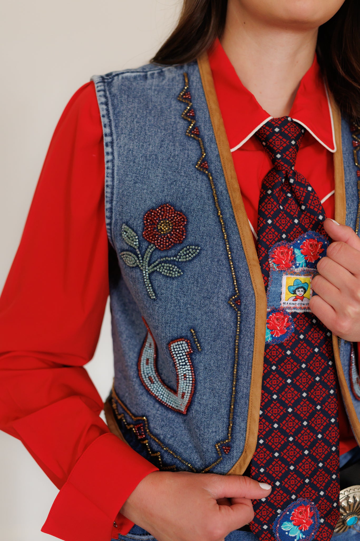 Vest, Beaded Horseshoe Vest Pack HH1175