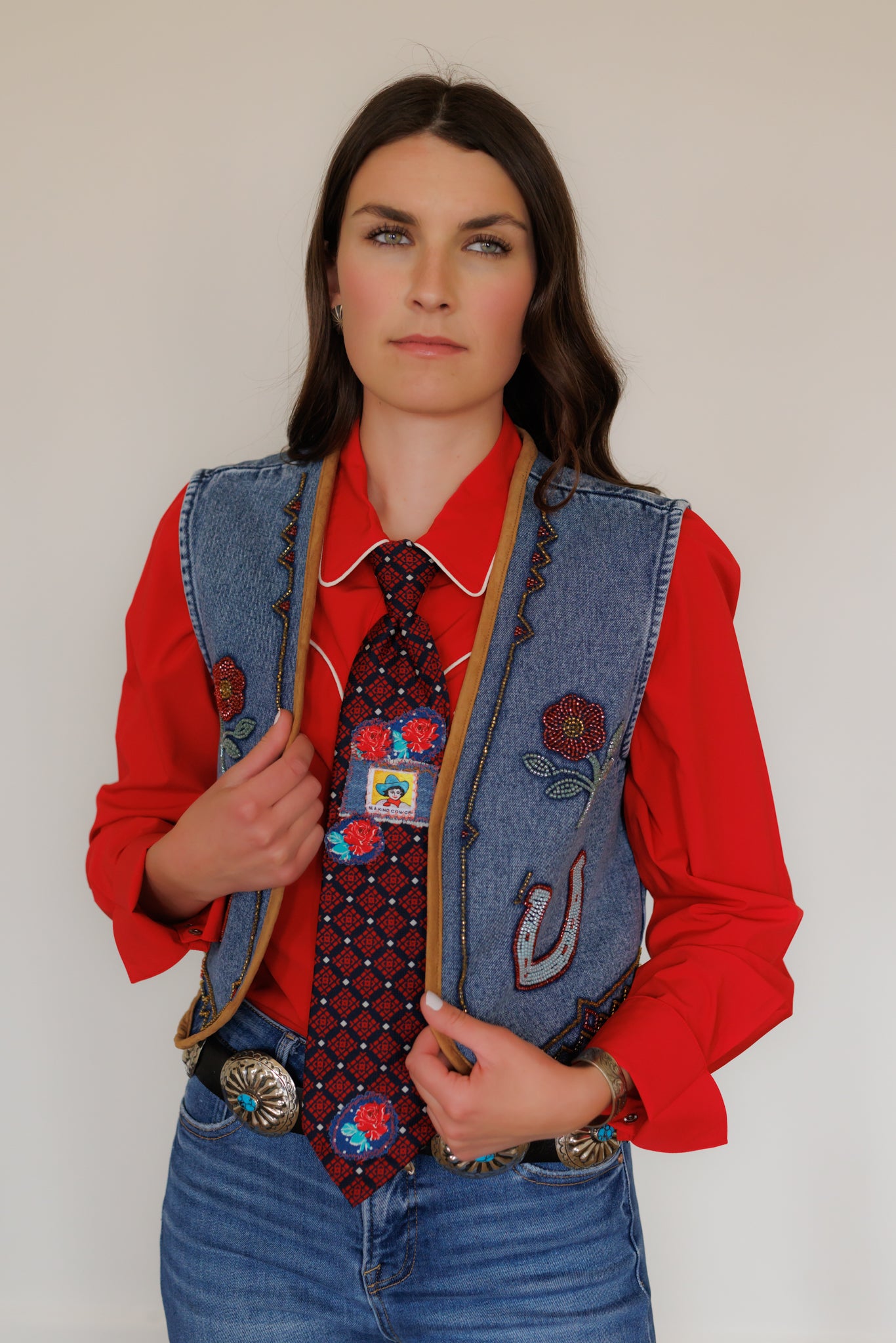 Vest, Beaded Horseshoe Vest Pack HH1175