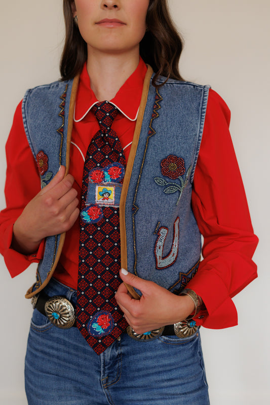 Vest, Beaded Horseshoe Vest Pack HH1175