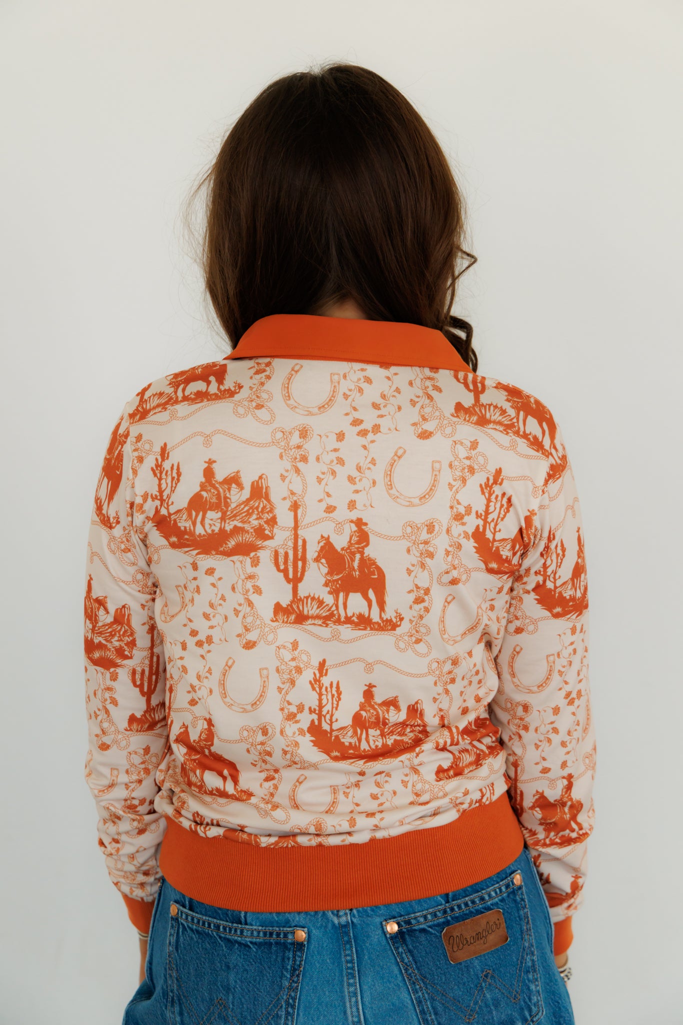 Top, Rust Rope Vintage Polo LS HH2101 (Pack OF 7)