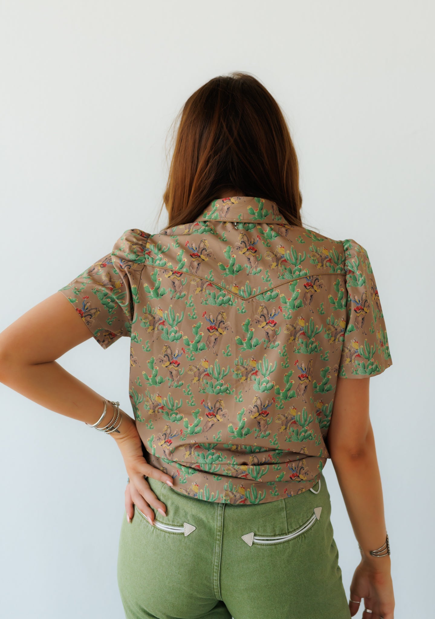 Pearl Snap, Retro Cactus SS HH2707 (Pack OF 7)