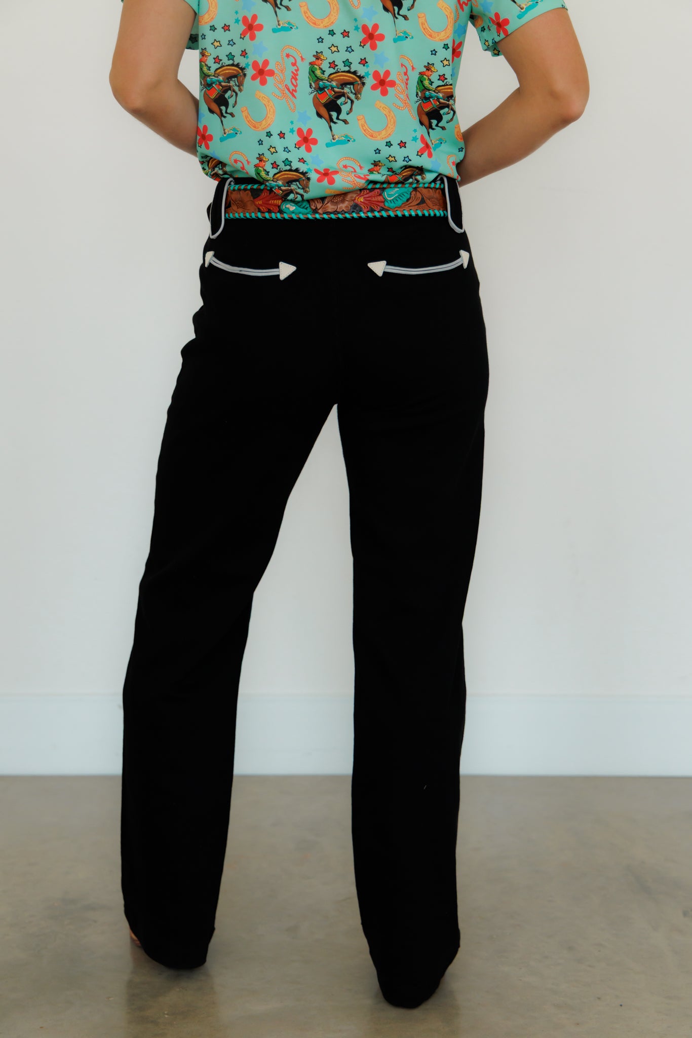 Pants, Black Smiley Denim HH8800(PACK OF 7)