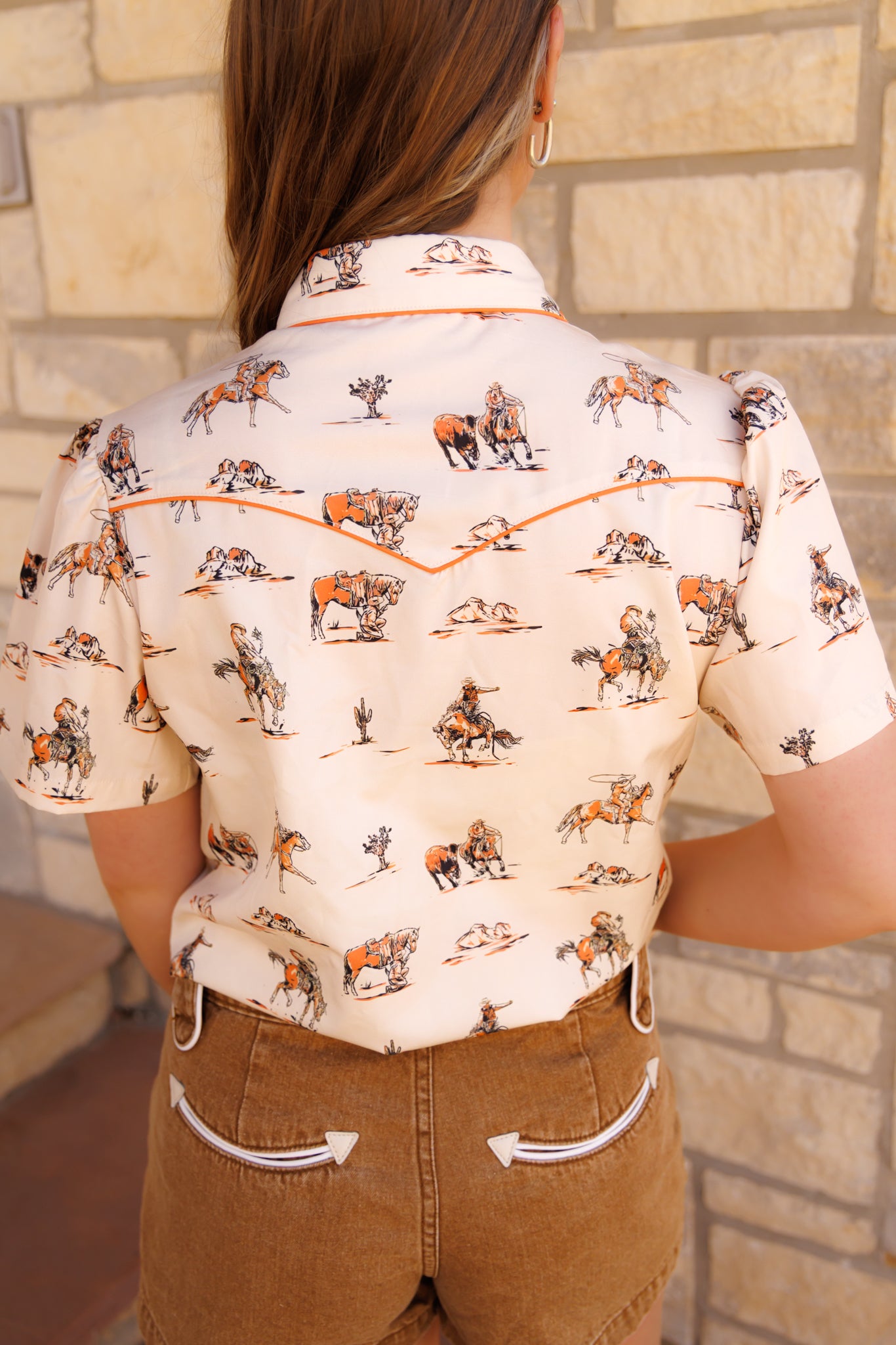 HH2707 WESTERN THINGS ARROW PEARL SNAP