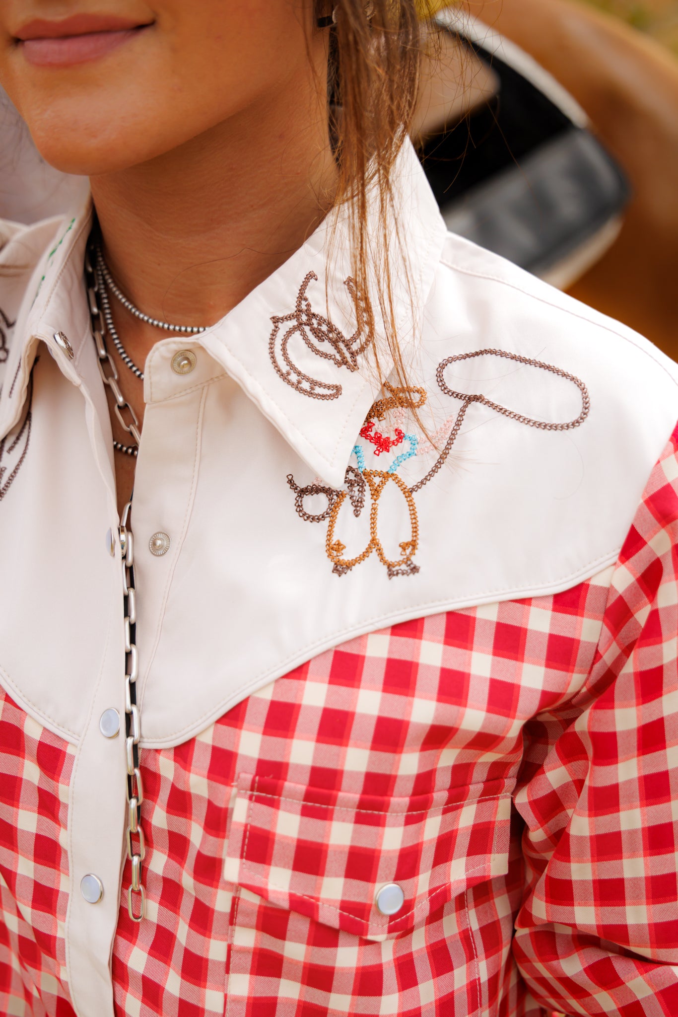 Pearl Snap, Emb Cowboy LS HH2709(Pack of 7)