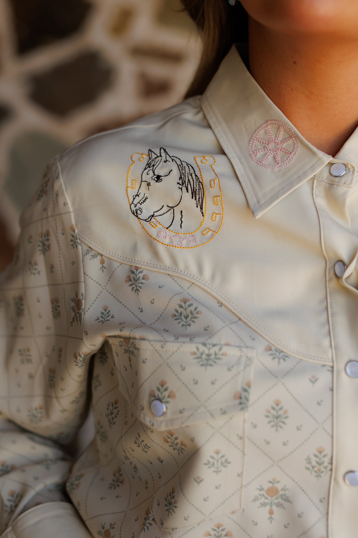 Pearl Snap, Emb Spur Cowboy LS HH2709(Pack of 7)