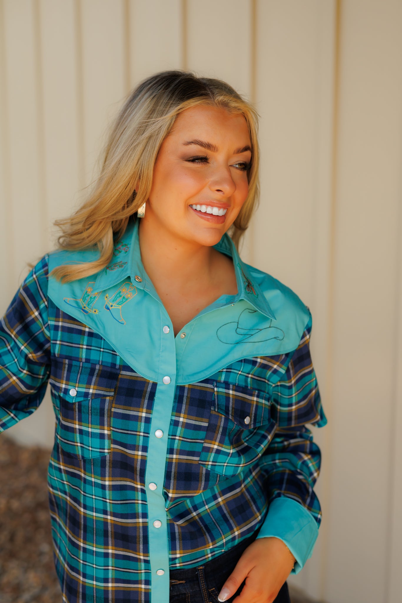 Pearl Snap, Embroidery Butterfly Hat LS 2709 (Pack of 7)