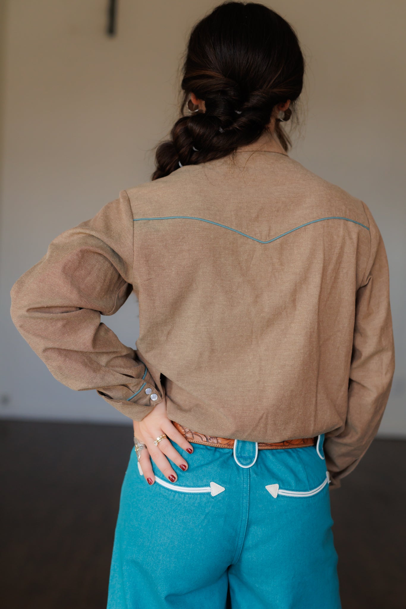 Pants, Turquoise Smiley Wide Leg HH8900 (Pack OF 7)