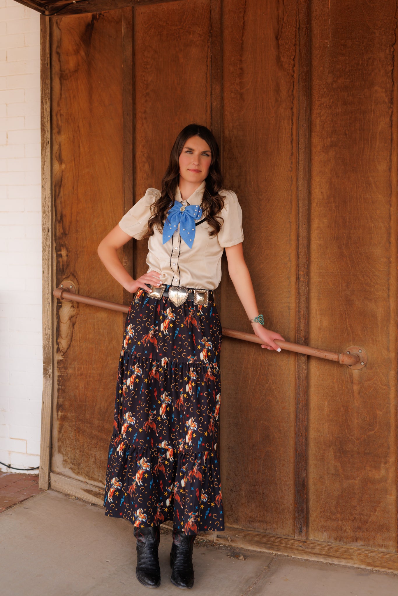 Skirt, Black Star Cowboy HH3004 (Pack OF 7)