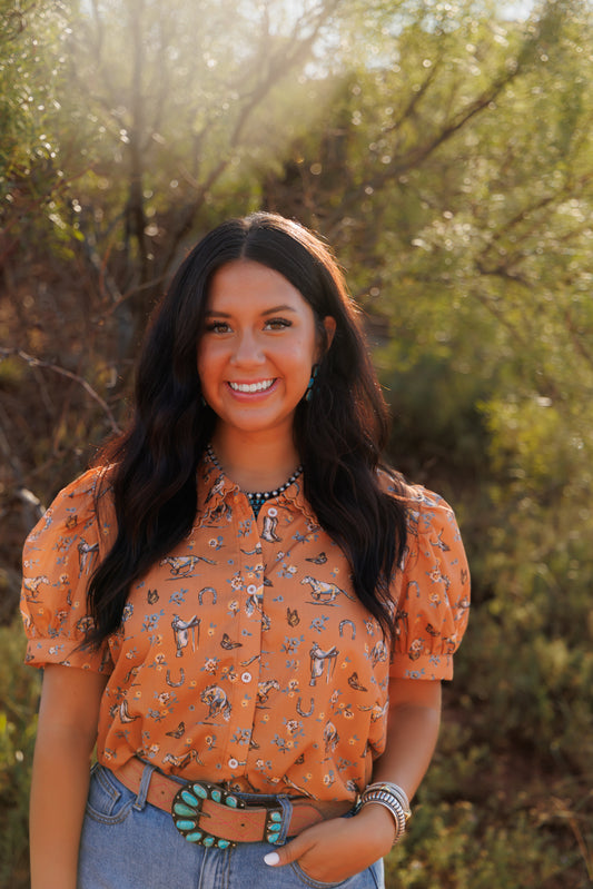 Top, Butterfly Horses HH3024 (Pack of 7)