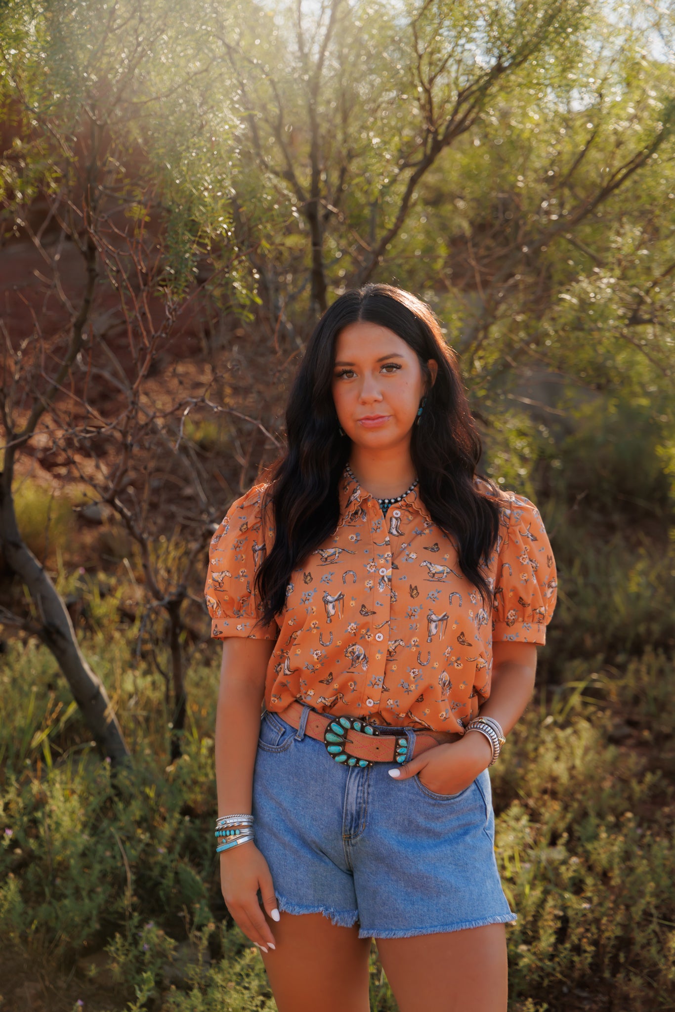 Top, Butterfly Horses HH3024 (Pack of 7)