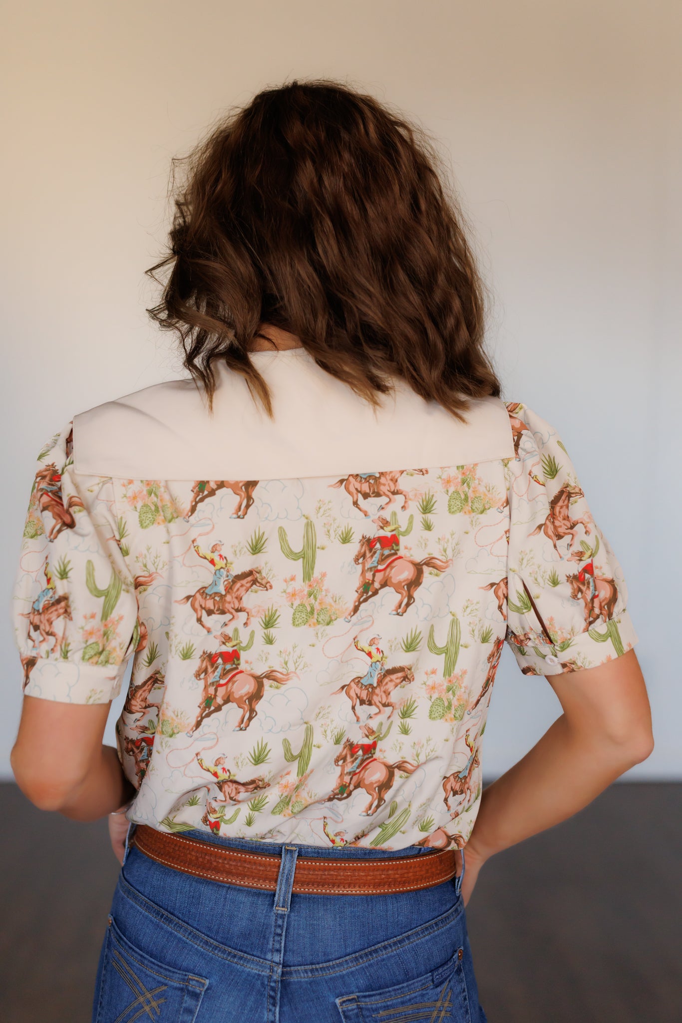 Top, Cactus Cowgirl HH3026(Pack of 7)