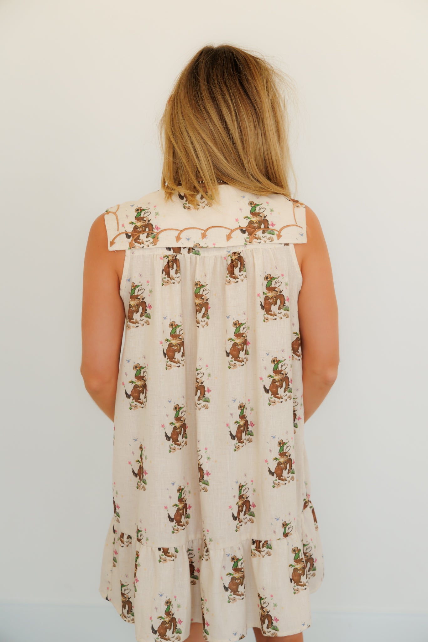 Dress, Cowboy Embroidery HH304 (Pack of 7)