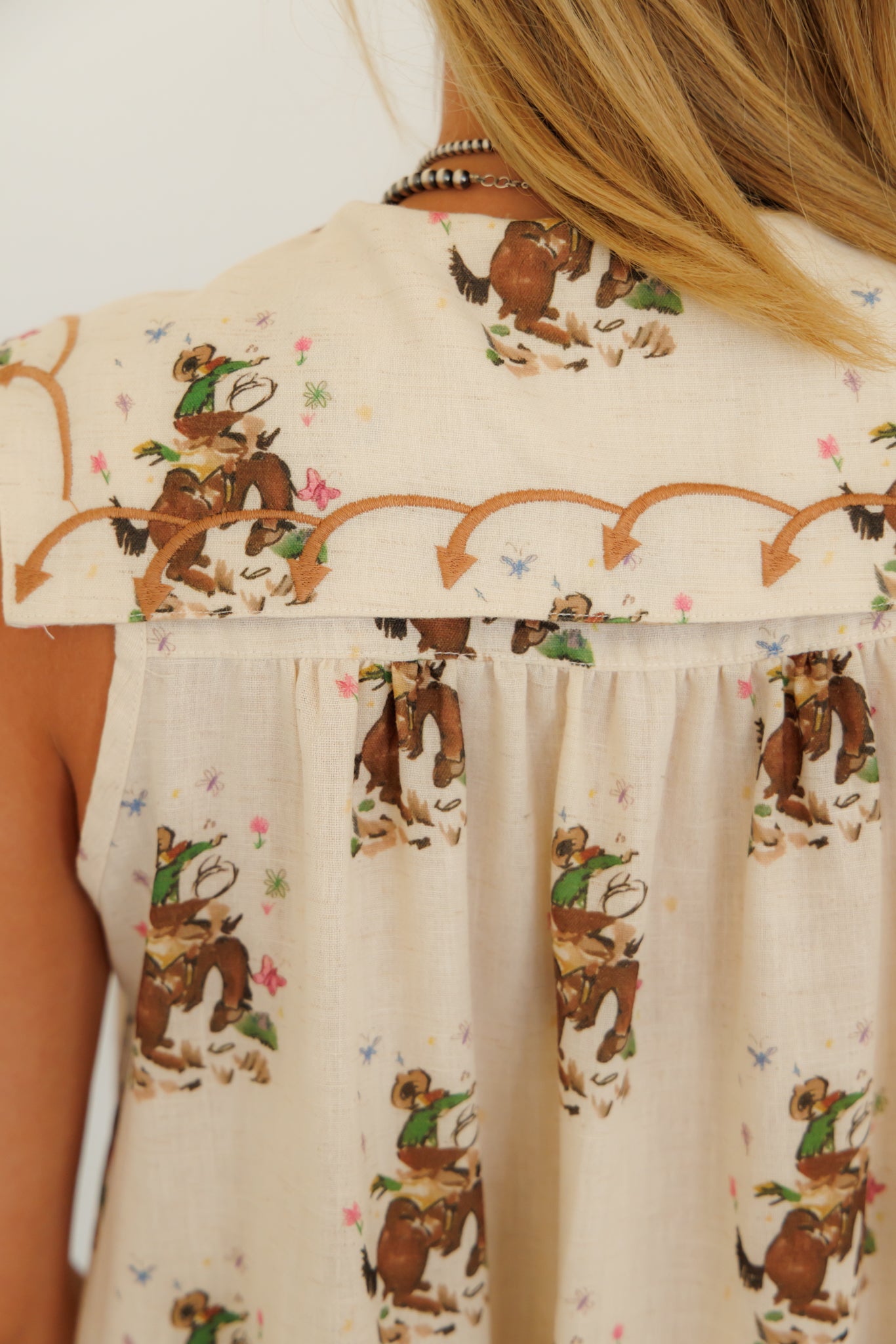 Dress, Cowboy Embroidery HH304 (Pack of 7)