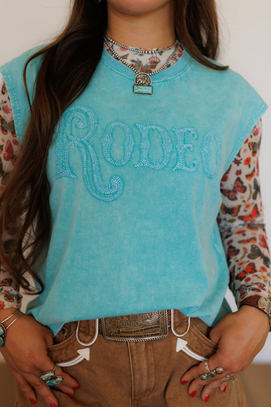 Tank, Rodeo Turquoise HH307(Pack of 7)