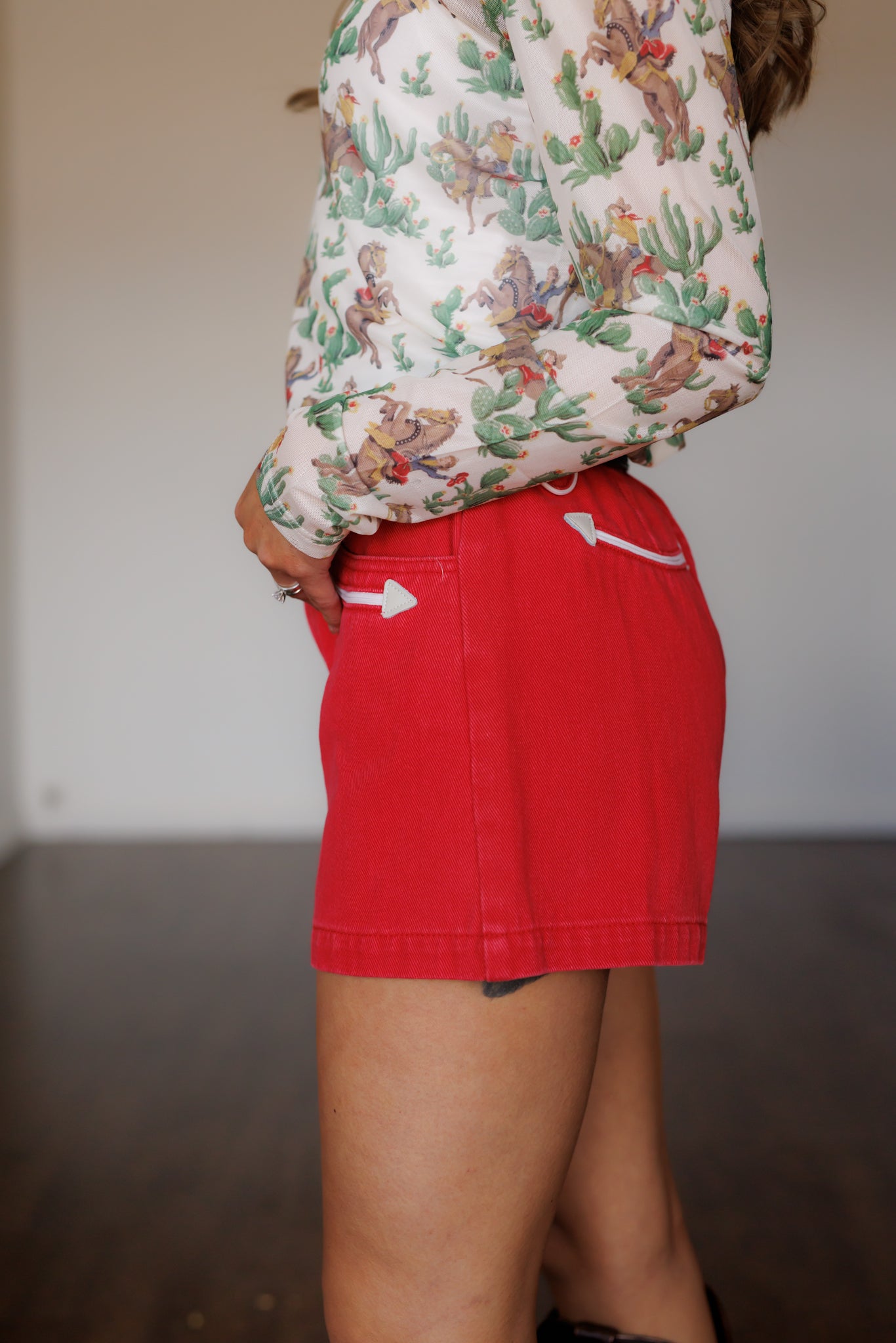 Shorts, Red Smiley Short HH8400(Pack of 7)