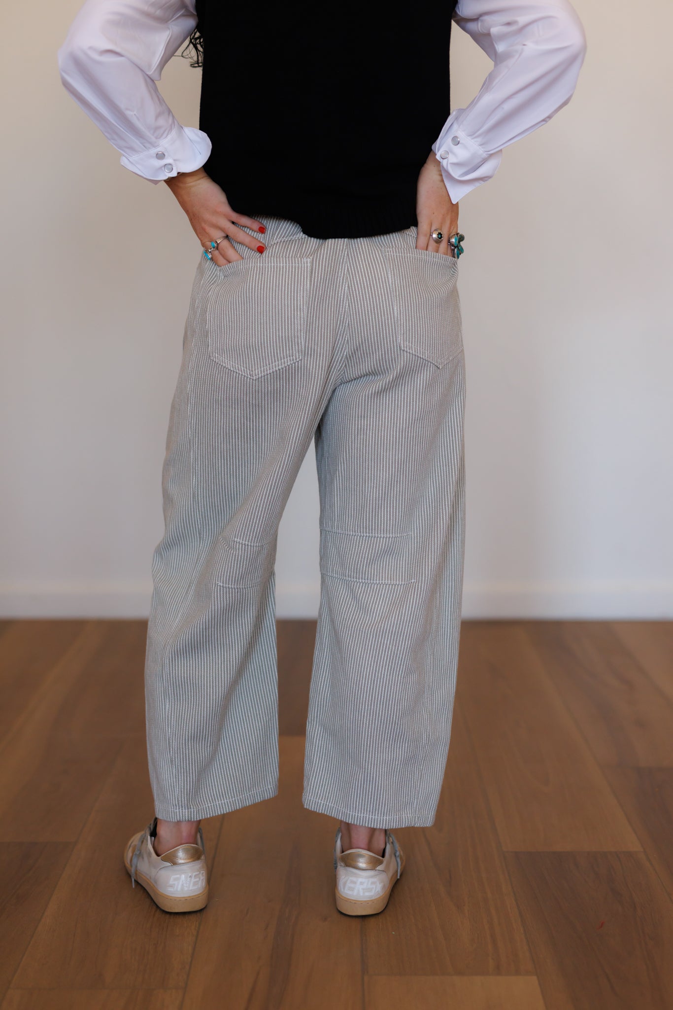 Pants, Gray stripe Barrel HH8600(Pack OF 7)