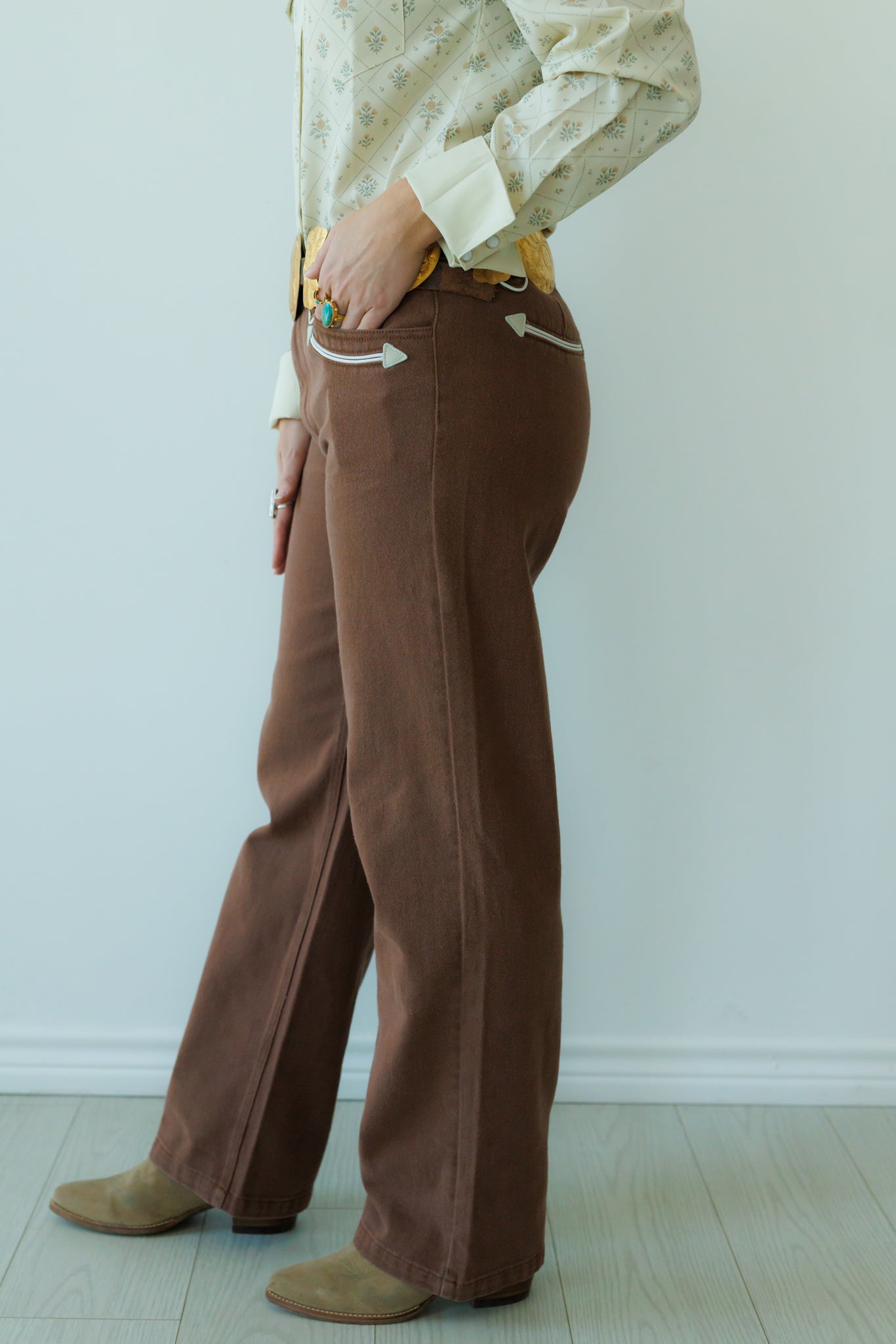 Pants, Brown Smiley Denim HH8800(PACK OF 7)