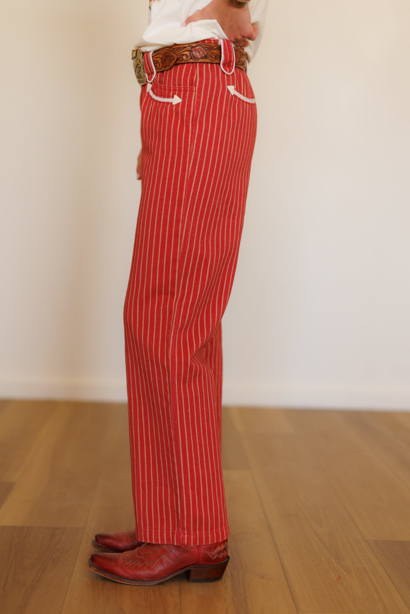 Pants, Red/Tan Smiley Denim HH8800(PACK OF 7)
