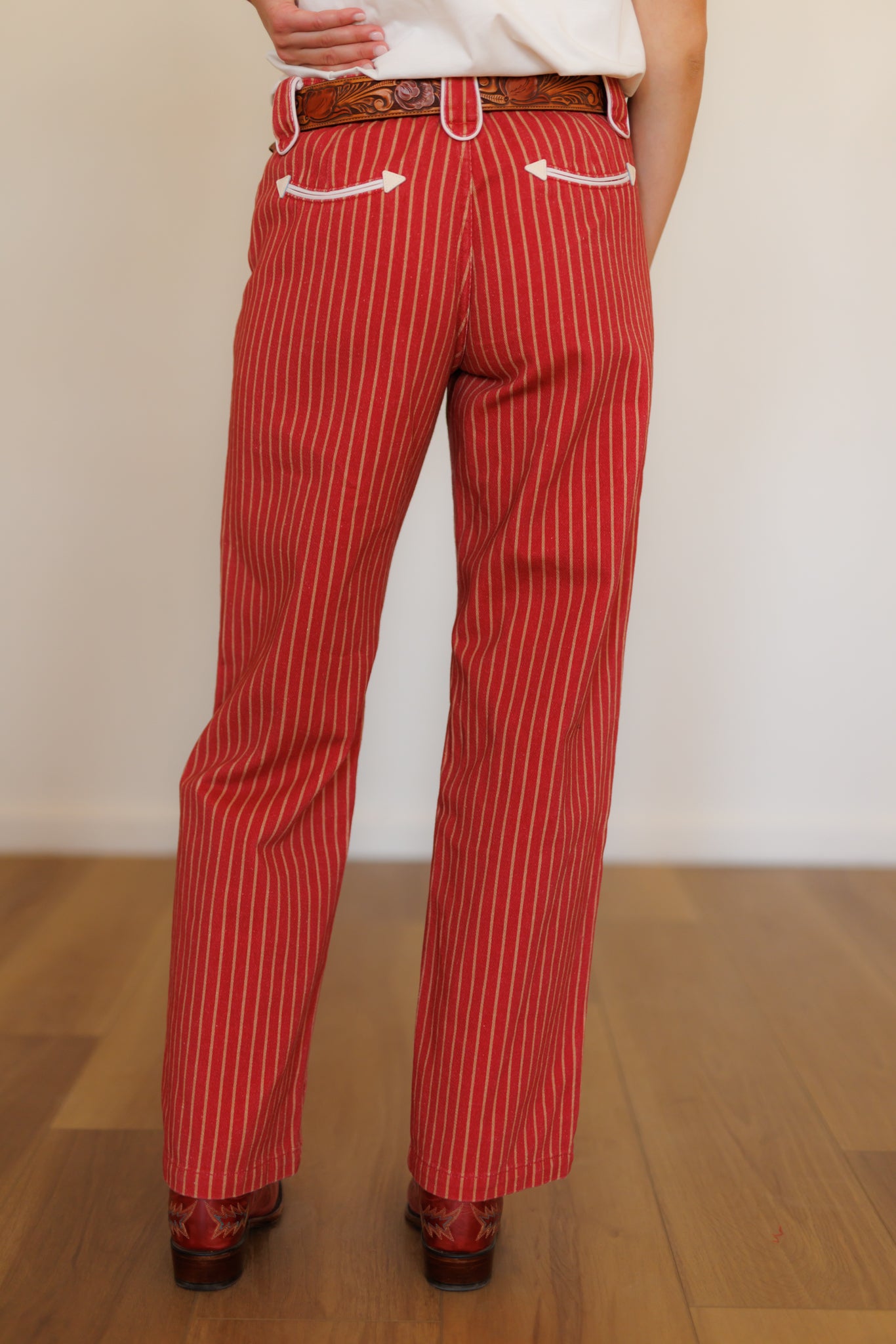Pants, Red/Tan Smiley Denim HH8800(PACK OF 7)