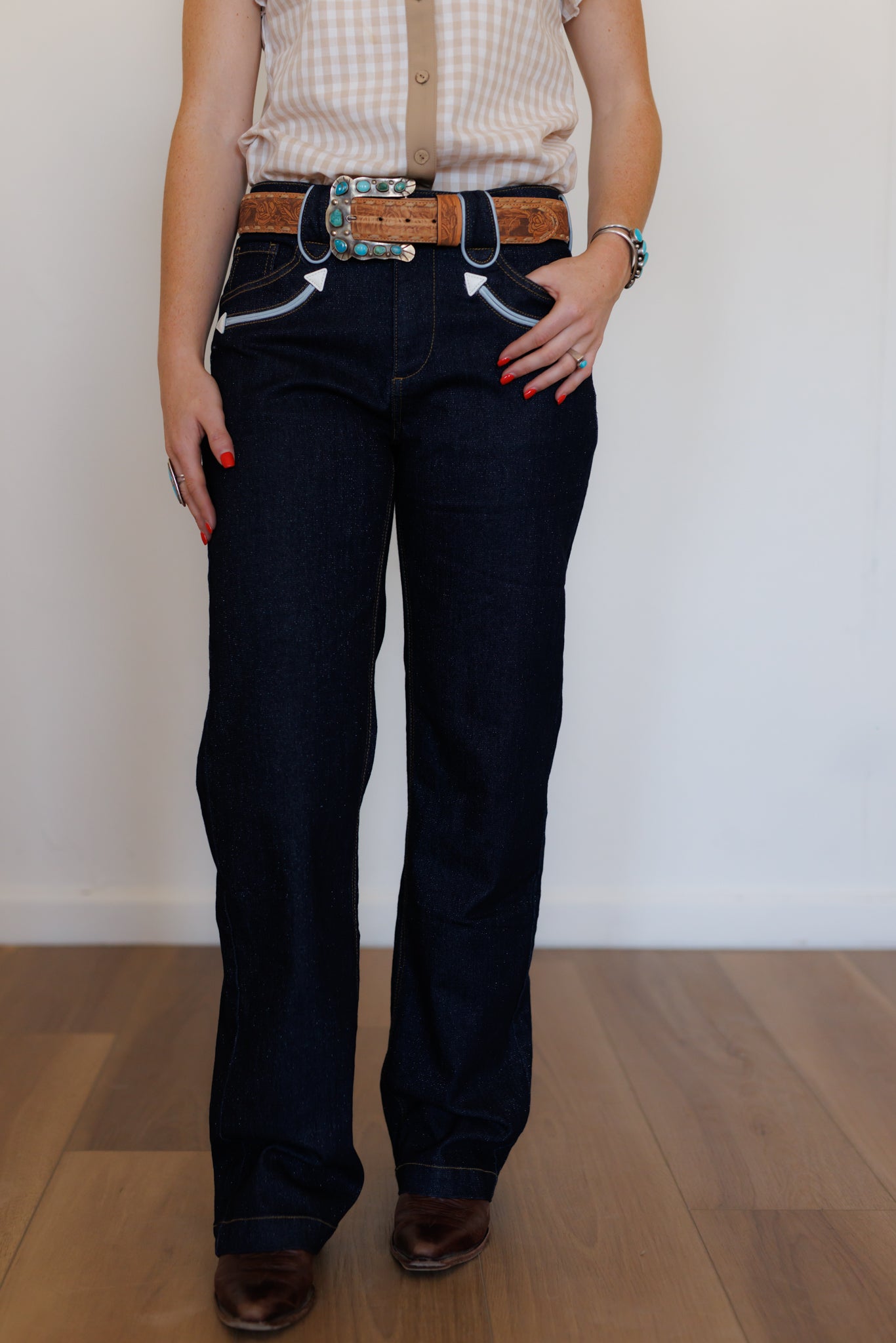 Pants, Denim Sparkly Smiley HH8800(PACK OF 7)