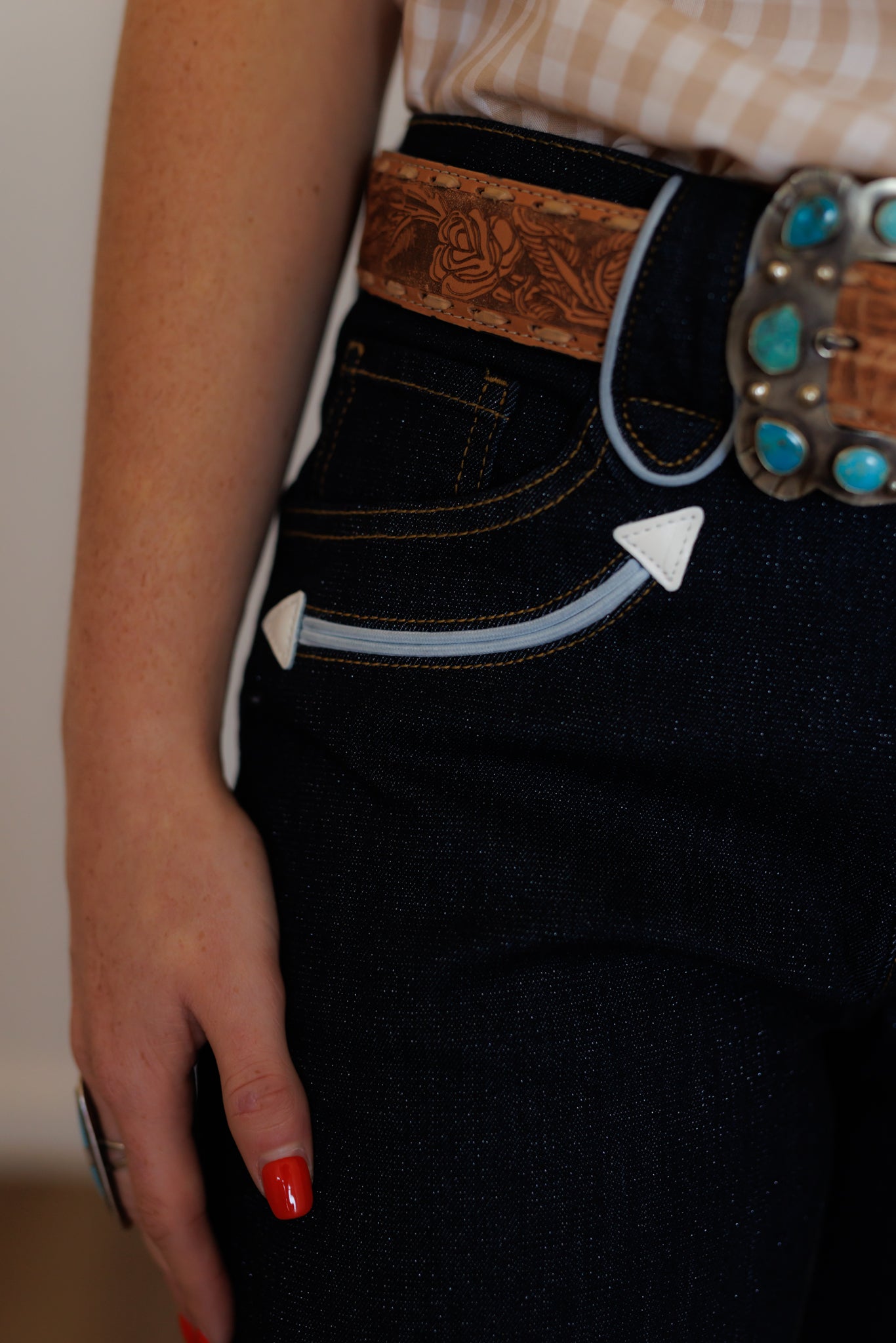 Pants, Denim Sparkly Smiley HH8800(PACK OF 7)