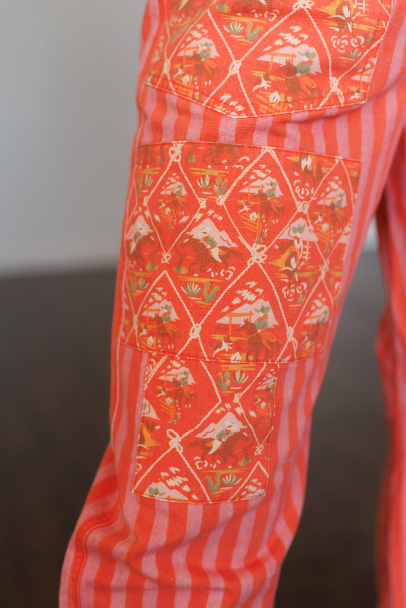 Pants, Red/Pink Drawstring Barrel HH8811PACK OF 7)