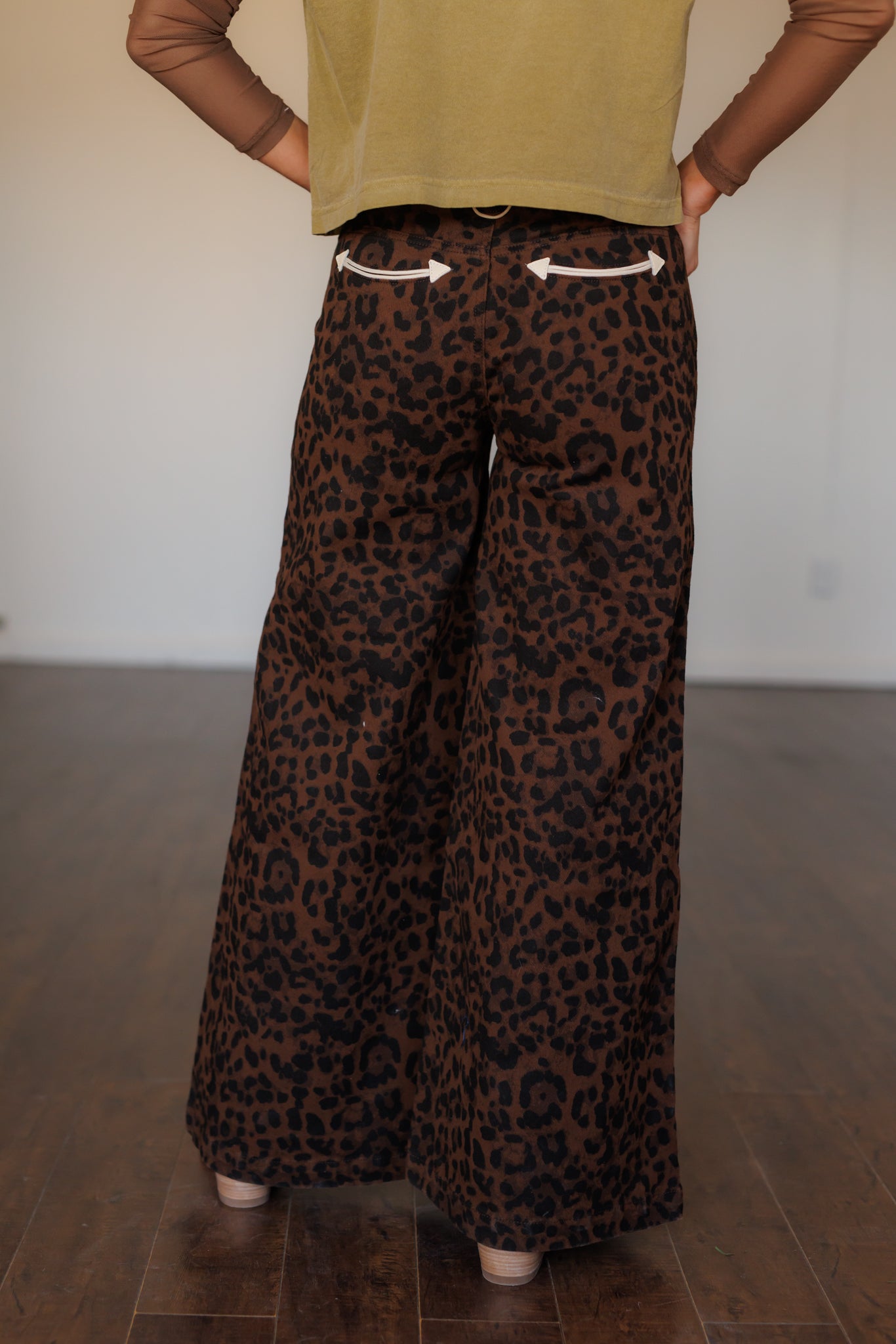 Pants, Leopard Smiley Wide Leg HH8900 (Pack OF 7)