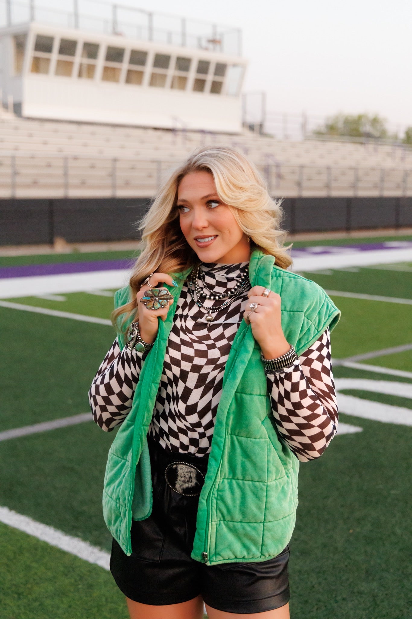 Vest, Green HH1169 (Pack OF 7)