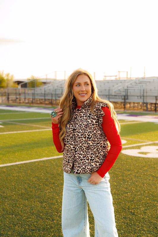 Vest, Leopard HH1171(Pack OF 7)