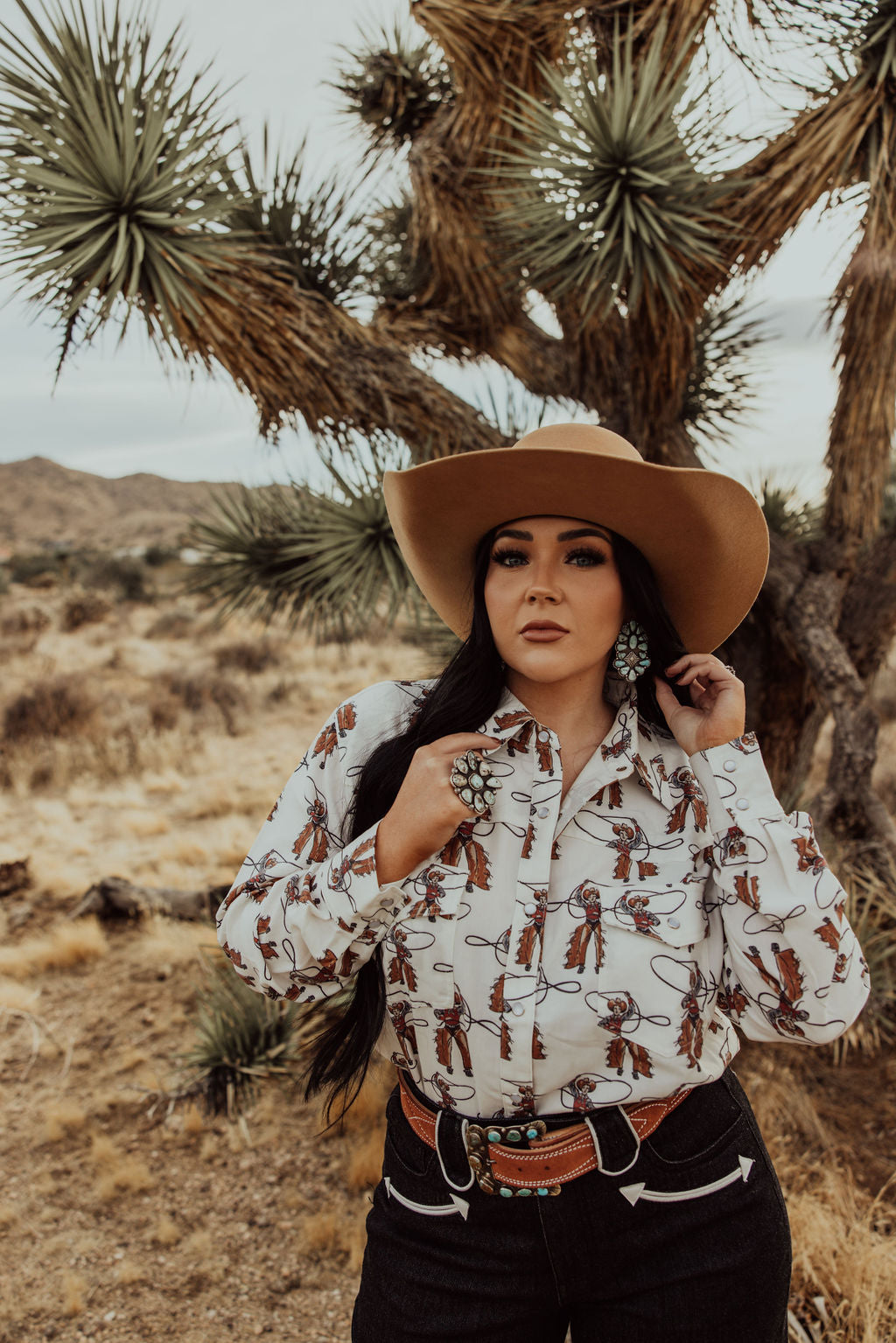 Pearl Snap, Roping Cowboy HH11 (Pack OF 7)