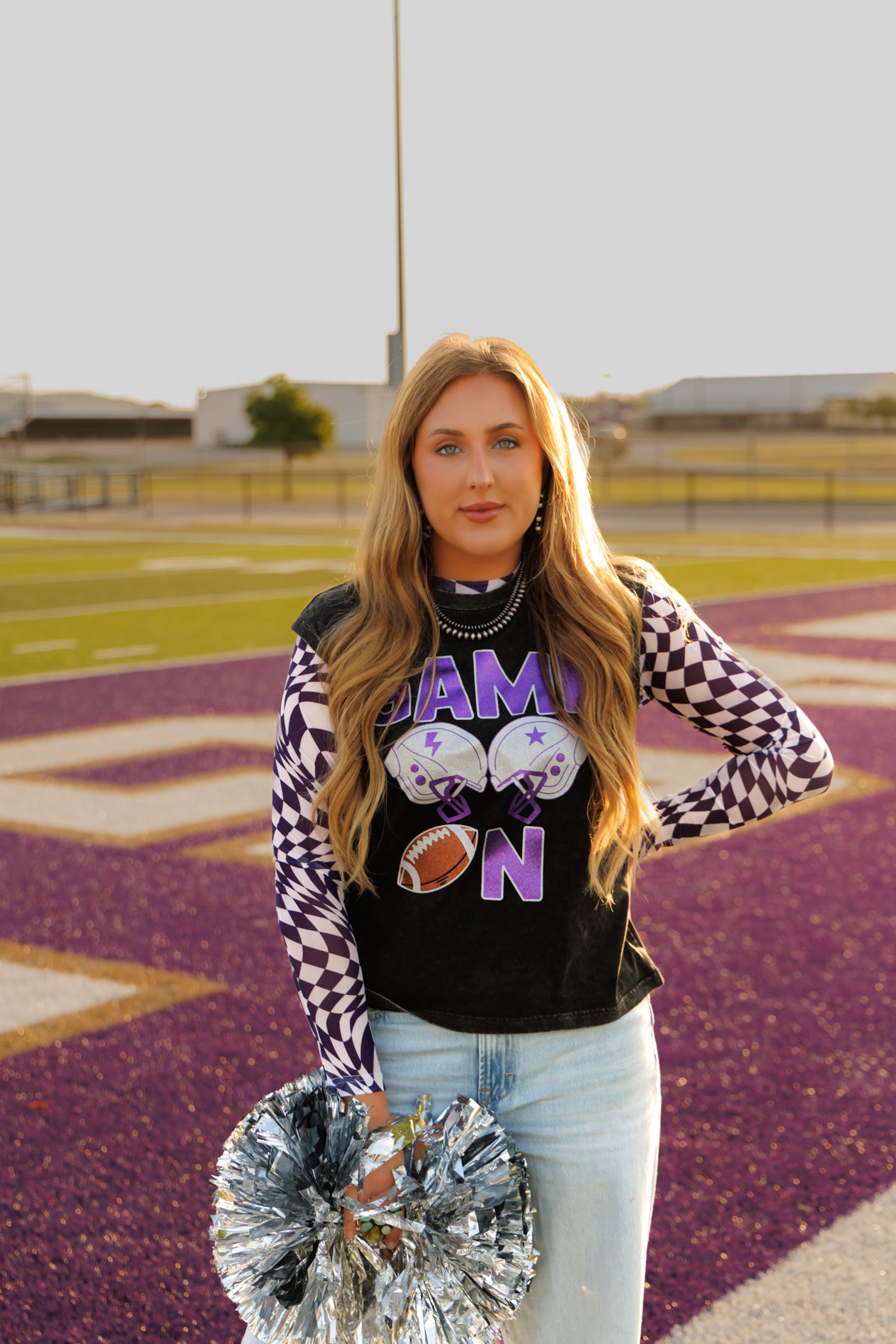 Tank, Glitter Game On Purple HH307 (Pack of 7)